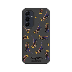 Galaxy A55 SolidSuit (MagSafe 兼容)  巴斯奇亞 Jean-Michel Basquiat 小恐龍-拼貼款
