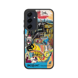 Galaxy A55 SolidSuit (MagSafe 兼容)  巴斯奇亞 Jean-Michel Basquiat 骷顱頭