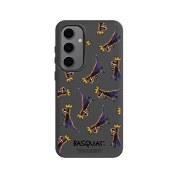 Galaxy S24 FE SolidSuit (MagSafe 兼容)  巴斯奇亞 Jean-Michel Basquiat 小恐龍-拼貼款