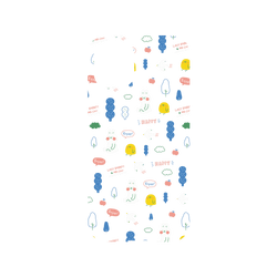 犀牛盾NX (MagSafe 兼容)背板 - iPhone 12 mini - 【聯名設計款】 - 懶散兔與啾先生 Lazy Rabbit and Mr.Chu - 塗鴉