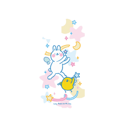 犀牛盾Mod NX (MagSafe 兼容)手機殼 - iPhone 12 Pro Max - 懶散兔與啾先生 Lazy Rabbit and Mr.Chu - 魔法