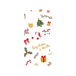 犀牛盾Mod NX (MagSafe 兼容)手機殼 - iPhone 13 mini - 懶散兔與啾先生 Lazy Rabbit and Mr.Chu - About Christmas