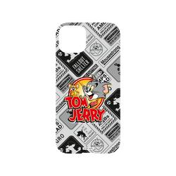 犀牛盾NX (MagSafe 兼容)背板 - iPhone 13 - 【聯名設計款】 - 湯姆貓與傑利鼠 Tom and Jerry - 貼紙系列 - 復古LOGO