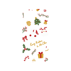 犀牛盾NX (MagSafe 兼容)背板 - iPhone 14 Plus - 【聯名設計款】 - 懶散兔與啾先生 Lazy Rabbit and Mr.Chu - About Christmas