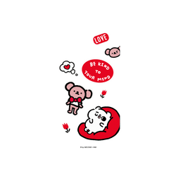 犀牛盾NX (MagSafe 兼容)背板 - iPhone 14 Pro - 【聯名設計款】 - 爽爽貓 Song Song Meow By SECOND - Be Kind To Your Mind
