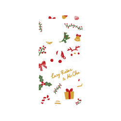 犀牛盾NX (MagSafe 兼容)背板 - iPhone 14 Pro - 【聯名設計款】 - 懶散兔與啾先生 Lazy Rabbit and Mr.Chu - About Christmas