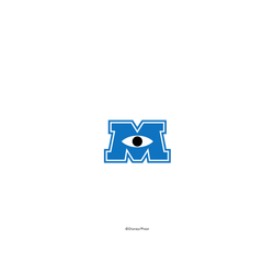 犀牛盾Mod NX (MagSafe 兼容)手機殼 - iPhone 14 Pro - 迪士尼-皮克斯 PIXAR - 怪獸大學校徽1