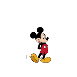 犀牛盾NX (MagSafe 兼容)背板 - iPhone 14 Pro - 【聯名設計款】 - 迪士尼-米奇 Mickey - 來！米奇站好