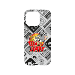 犀牛盾NX (MagSafe 兼容)背板 - iPhone 14 Pro - 【聯名設計款】 - 湯姆貓與傑利鼠 Tom and Jerry - 貼紙系列 - 復古LOGO