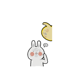 犀牛盾NX (MagSafe 兼容)背板 - iPhone 14 Pro Max - 【聯名設計款】 - 懶散兔與啾先生 Lazy Rabbit and Mr.Chu - 貼玻璃