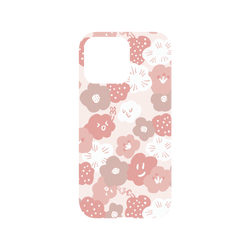 犀牛盾NX (MagSafe 兼容)背板 - iPhone 14 Pro Max - 【聯名設計款】 - Hahababy 二伯 - 粉紅花花款