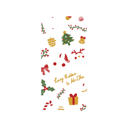 犀牛盾NX系列背板 - iPhone 7/8/SE2/SE3 - 【聯名設計款】 - 懶散兔與啾先生 Lazy Rabbit and Mr.Chu - About Christmas