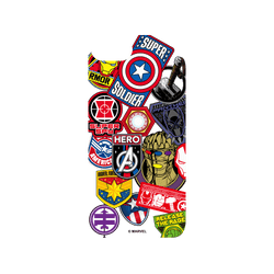 犀牛盾NX系列背板 - iPhone 7/8/SE2/SE3 - 【聯名設計款】 - 迪士尼-漫威 Marvel - 漫威英雄-貼紙系列