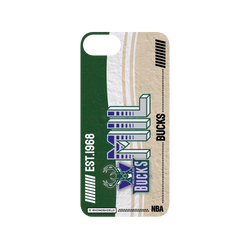 犀牛盾Mod NX手機殼 - iPhone 7/8/SE2/SE3 - 【聯名設計款】 - NBA - 復古球員卡-密爾瓦基公鹿 Milwaukee Bucks - Vintage Card