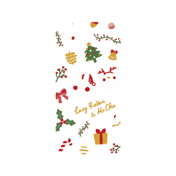 犀牛盾Mod NX手機殼 - iPhone 7 Plus/8 Plus - 【聯名設計款】 - 懶散兔與啾先生 Lazy Rabbit and Mr.Chu - About Christmas