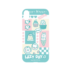 犀牛盾Mod NX手機殼 - iPhone XR - 【聯名設計款】 - 懶散兔與啾先生 Lazy Rabbit and Mr.Chu - 粉嫩夏日