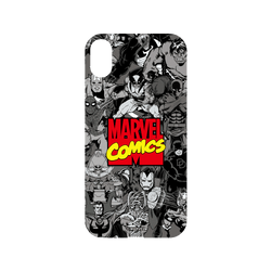 犀牛盾NX系列背板 - iPhone XR - 【聯名設計款】 - 迪士尼-漫威 Marvel - 漫威英雄-漫畫標誌
