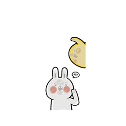 犀牛盾NX系列背板 - iPhone XS Max - 【聯名設計款】 - 懶散兔與啾先生 Lazy Rabbit and Mr.Chu - 貼玻璃