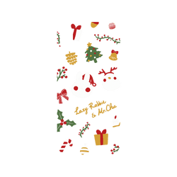 犀牛盾Mod NX手機殼 - iPhone XS Max - 【聯名設計款】 - 懶散兔與啾先生 Lazy Rabbit and Mr.Chu - About Christmas