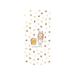 犀牛盾Mod NX手機殼 - iPhone XS Max - 【聯名設計款】 - 懶散兔與啾先生 Lazy Rabbit and Mr.Chu - 麵包