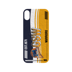 犀牛盾Mod NX手機殼 - iPhone XS Max - 【聯名設計款】 - NBA - 復古球員卡-金州勇士 Golden State Warriors - Vintage Card