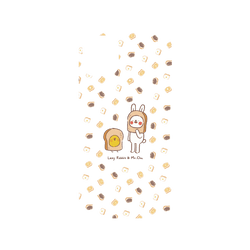 犀牛盾Mod NX手機殼 - iPhone 11 - 【聯名設計款】 - 懶散兔與啾先生 Lazy Rabbit and Mr.Chu - 麵包