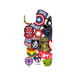 犀牛盾NX系列背板 - iPhone 11 - 【聯名設計款】 - 迪士尼-漫威 Marvel - 漫威英雄-貼紙系列
