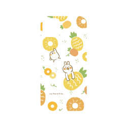 犀牛盾NX系列背板 - iPhone 11 Pro Max - 【聯名設計款】 - 懶散兔與啾先生 Lazy Rabbit and Mr.Chu - 鳳梨