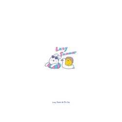 犀牛盾NX系列背板 - iPhone 12 mini - 【聯名設計款】 - 懶散兔與啾先生 Lazy Rabbit and Mr.Chu - lazy summer