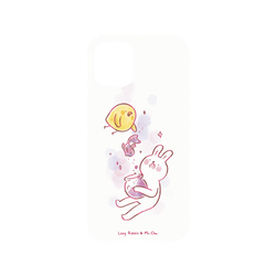 犀牛盾NX系列背板 - iPhone 12 mini - 【聯名設計款】 - 懶散兔與啾先生 Lazy Rabbit and Mr.Chu - 金魚