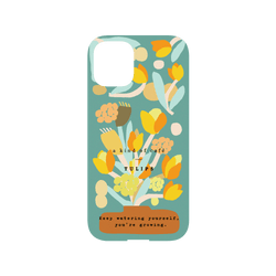 犀牛盾Mod NX手機殼 - iPhone 12 mini - 【聯名設計款】 - 什物 - 鬱金香瓶花