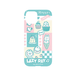 犀牛盾Mod NX手機殼 - iPhone 12/12 Pro - 【聯名設計款】 - 懶散兔與啾先生 Lazy Rabbit and Mr.Chu - 粉嫩夏日