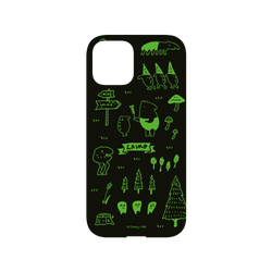 犀牛盾Mod NX手機殼 - iPhone 12/12 Pro - 【聯名設計款】 - 馬來貘 Laimo - LAIMO的魔幻森林_黑夜