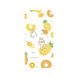 犀牛盾NX系列背板 - iPhone 12 Pro Max - 【聯名設計款】 - 懶散兔與啾先生 Lazy Rabbit and Mr.Chu - 鳳梨