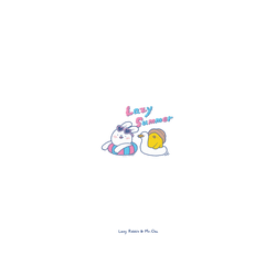 犀牛盾Mod NX手機殼 - iPhone 13 mini - 【聯名設計款】 - 懶散兔與啾先生 Lazy Rabbit and Mr.Chu - lazy summer