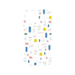 犀牛盾NX系列背板 - iPhone 13 mini - 【聯名設計款】 - 懶散兔與啾先生 Lazy Rabbit and Mr.Chu - 塗鴉
