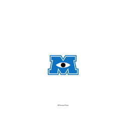 犀牛盾Mod NX手機殼 - iPhone 13 mini - 【聯名設計款】 - 迪士尼-皮克斯 PIXAR - 怪獸大學校徽1