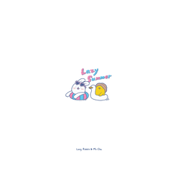 犀牛盾NX系列背板 - iPhone 13 - 【聯名設計款】 - 懶散兔與啾先生 Lazy Rabbit and Mr.Chu - lazy summer