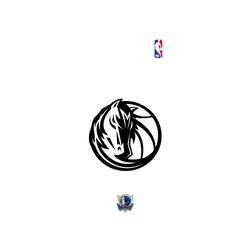 犀牛盾Mod NX手機殼 - iPhone 13 - 【聯名設計款】 - NBA - B&W-達拉斯獨行俠 Dallas Mavericks B&W