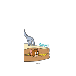 犀牛盾NX系列背板 - iPhone 13 Pro - 【聯名設計款】 - 湯姆貓與傑利鼠 Tom and Jerry - 傑利鼠夾心三明治