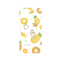 犀牛盾NX系列背板 - iPhone 14 Plus - 【聯名設計款】 - 懶散兔與啾先生 Lazy Rabbit and Mr.Chu - 鳳梨