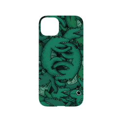 犀牛盾Mod NX手機殼 - iPhone 14 Plus - 【聯名設計款】 - 怪奇事物所 Incrediville - 肥尾鱷魚密集恐懼症