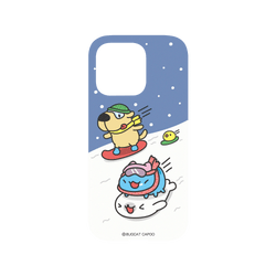 犀牛盾NX系列背板 - iPhone 14 Pro - 【聯名設計款】 - 貓貓蟲咖波 Bugcat Capoo - 滑雪趣