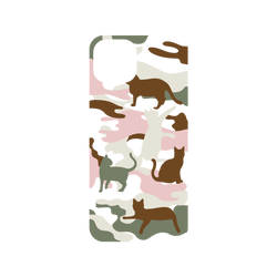 犀牛盾NX系列背板 - iPhone 15 - 【獨家設計款】 - 喵迷彩-粉
