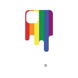 犀牛盾NX系列背板 - iPhone 15 - 【獨家設計款】 - lovewins-彩虹