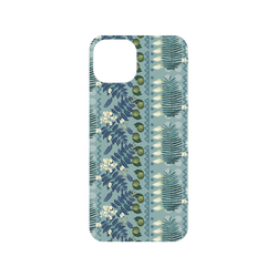 犀牛盾Mod NX手機殼 - iPhone 15 - 【聯名設計款】 - 花生騷 WasangShow - 熱島嶼植淺藍款
