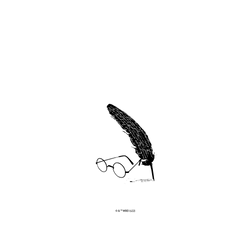 犀牛盾Mod NX手機殼 - iPhone 15 - Harry Potter - 羽毛筆和眼鏡
