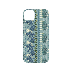 犀牛盾Mod NX手機殼 - iPhone 15 Plus - 【聯名設計款】 - 花生騷 WasangShow - 熱島嶼植淺藍款