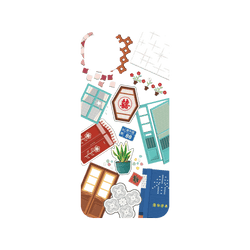 犀牛盾Mod NX手機殼 - iPhone 15 Plus - 【聯名設計款】 - 老屋顏 Old House Face - 老房子拼貼