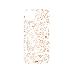 犀牛盾Mod NX手機殼 - iPhone 15 Plus - 【聯名設計款】 - 迪士尼-公主系列 Disney Princess - Pattern系列-迪士尼公主 線稿